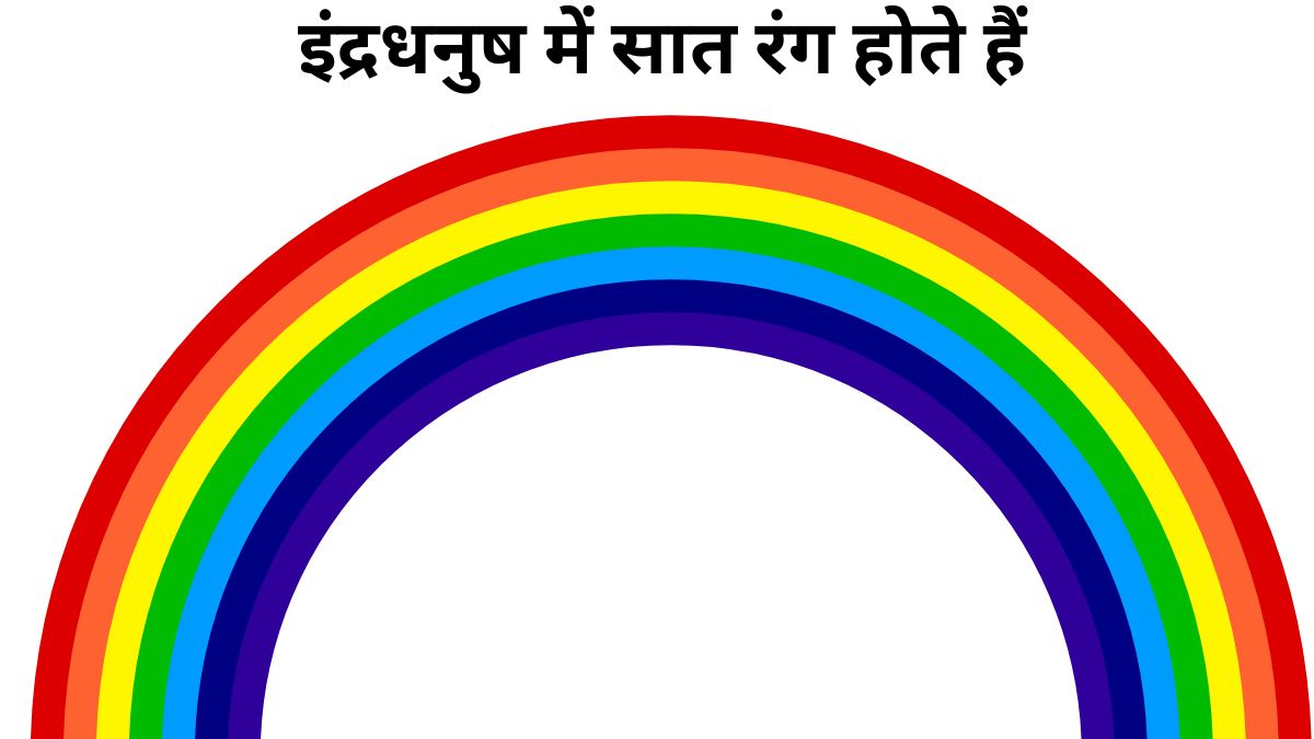 इंद्रधनुष-में-सात-रंग-होते-हैं- क्या आप जानते हैं इंद्रधनुष में कितने रंग होते हैं ? और वे कौन कौन से है?